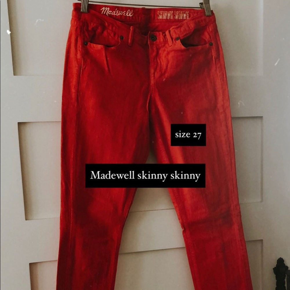 Madewell Skinny Skinny jean - magenta